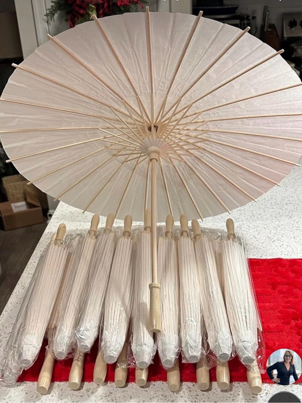 White Party Umbrella